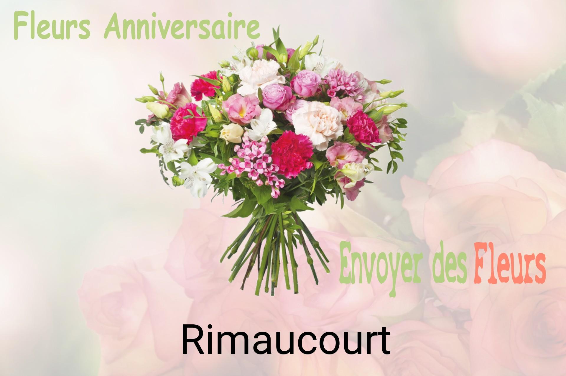 Bouquet de fleurs d’anniversaire livré à Rimaucourt
