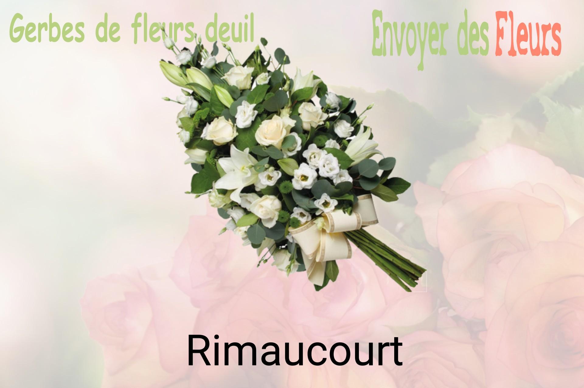 Gerbe de fleurs de deuil livrée à Rimaucourt
